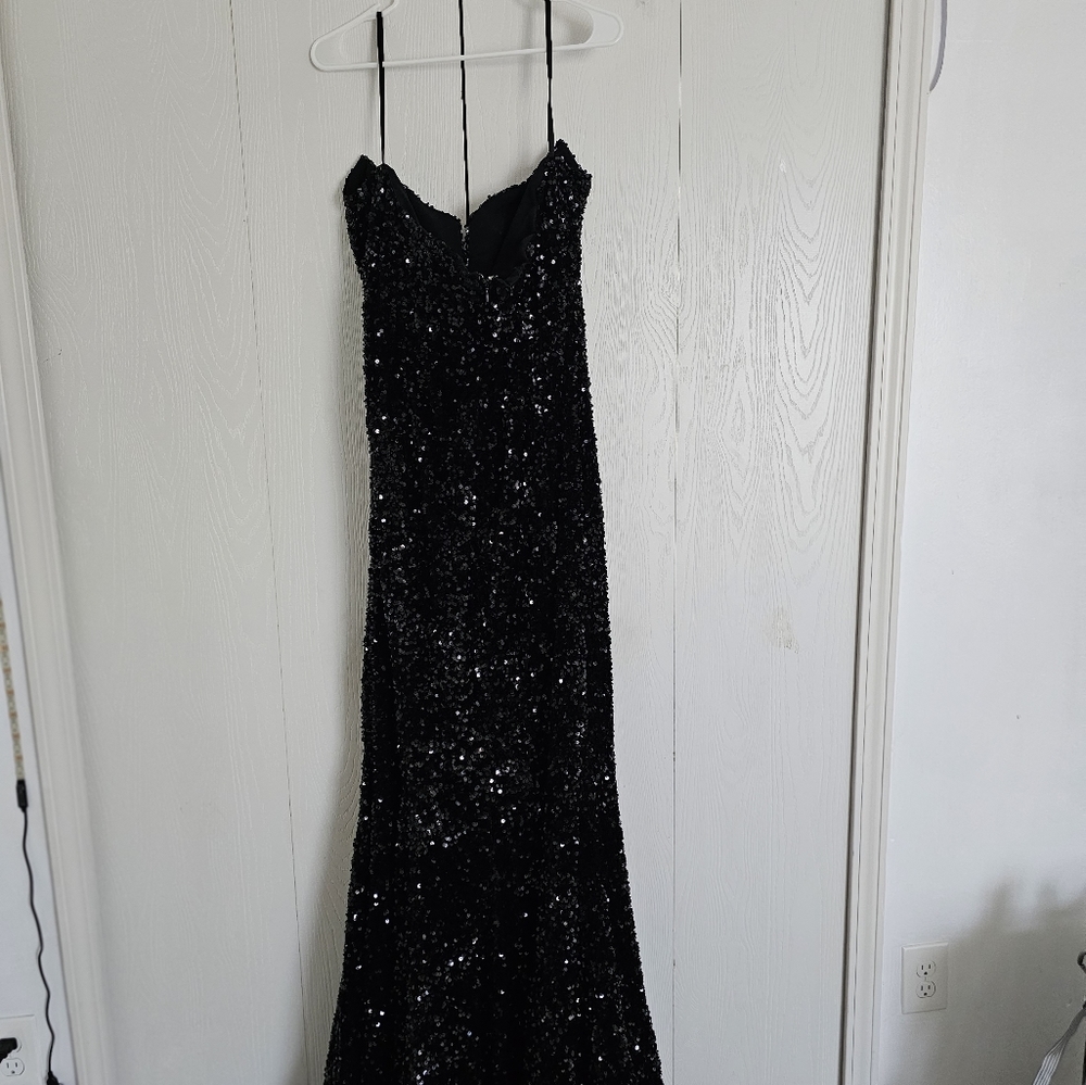 Prom dress (size 18) Black Mermaid